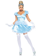 3 PC Storybook Cinderella, includes mini ball gown with ruffle trim, jewel choker, and headband.