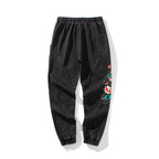 KH7121 Flowers Embroidery Joggers