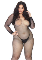 Leg Avenue Crystalized seamless fishnet l Black Color