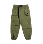 IBP332 Yin Yang Army Green Cargo Pants