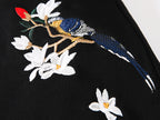 7046 Flowers Embroidery Joggers