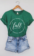 Fall Favorites Circle PLUS Graphic Tee T-Shirt