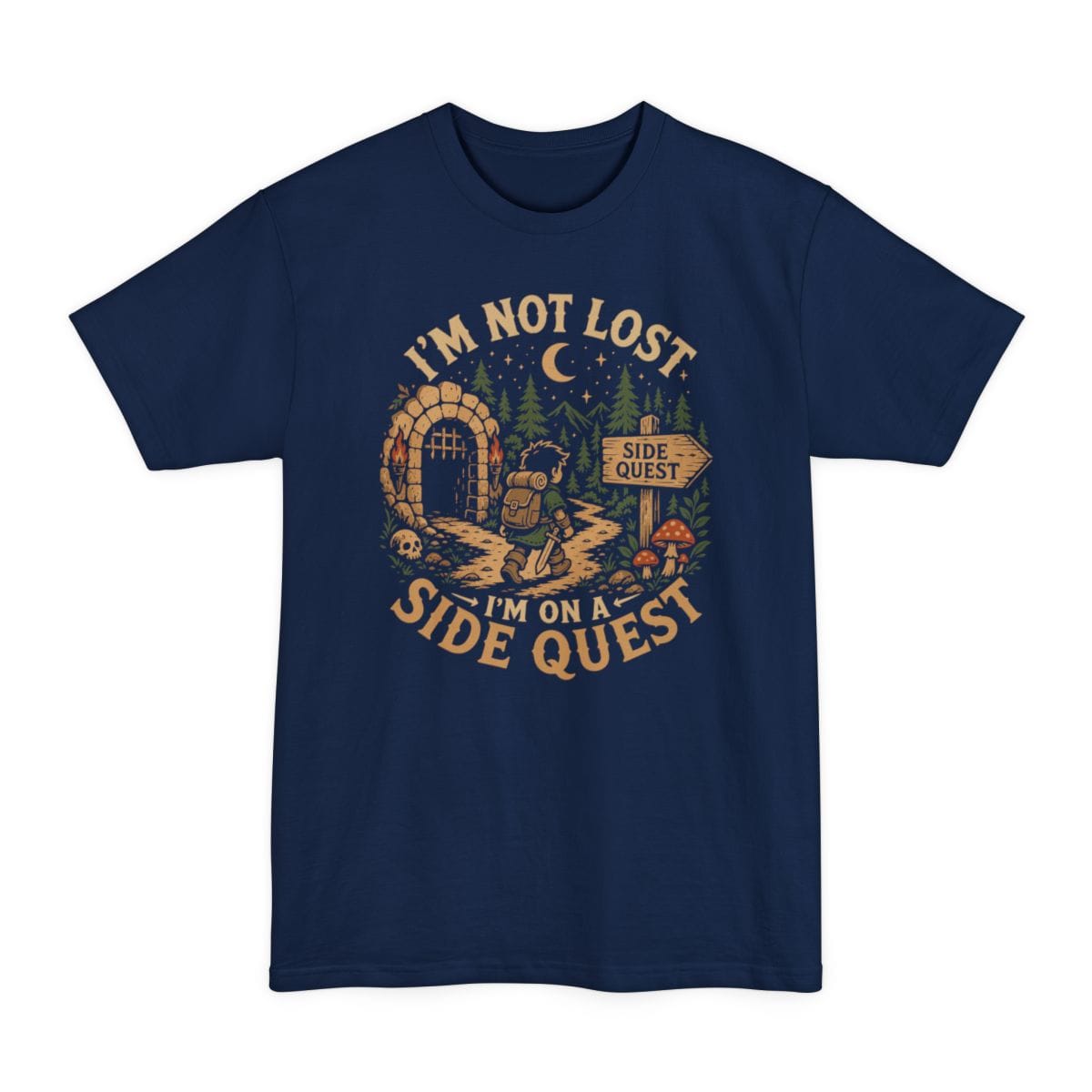 I'm Not Lost I'm On A Side Quest Tall T-Shirt