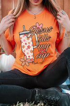 Jesus Fills My Cup Graphic Tee T-Shirt