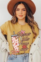 Jesus Fills My Cup Graphic Tee T-Shirt