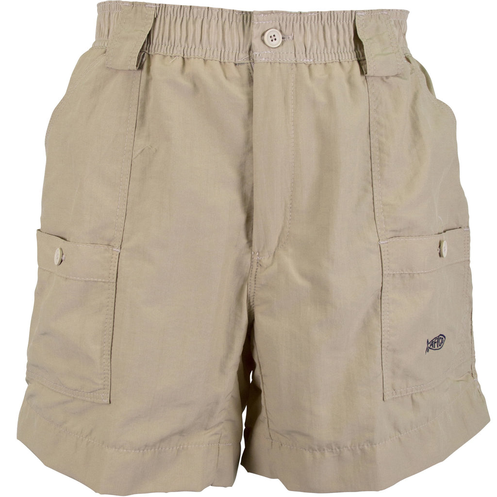 AFTCO Bluewater M01 Original Traditional Fishing Shorts - Khaki - 36