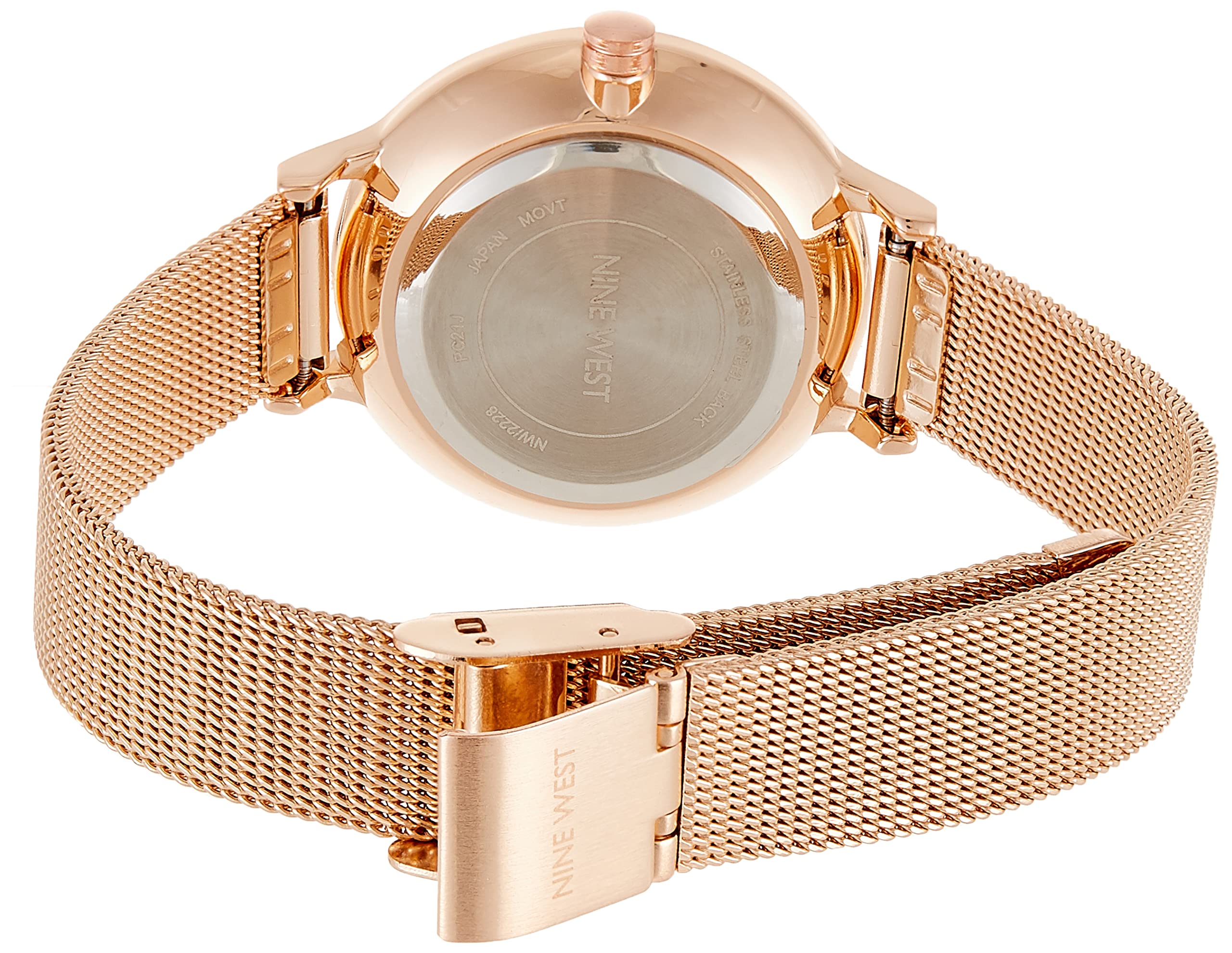 Nine West Women's Mesh Bracelet Watch