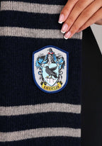 elope Harry Potter Ravenclaw House Lamb's Wool Scarf for Adults and Kids Black