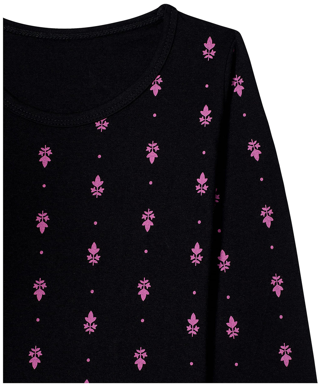 T2F Girls Cotton Printed Regular Fit Full Sleeve T-Shirt(Pack of 5)