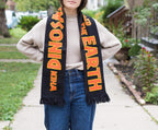 Jurassic Park Large Knitted Scarf When Dinosaurs Ruled The Earth