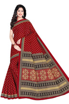 TAMAIRA FASHION Womens Pure Cotton Saree Without Blouse Piece (1653_Maroon)
