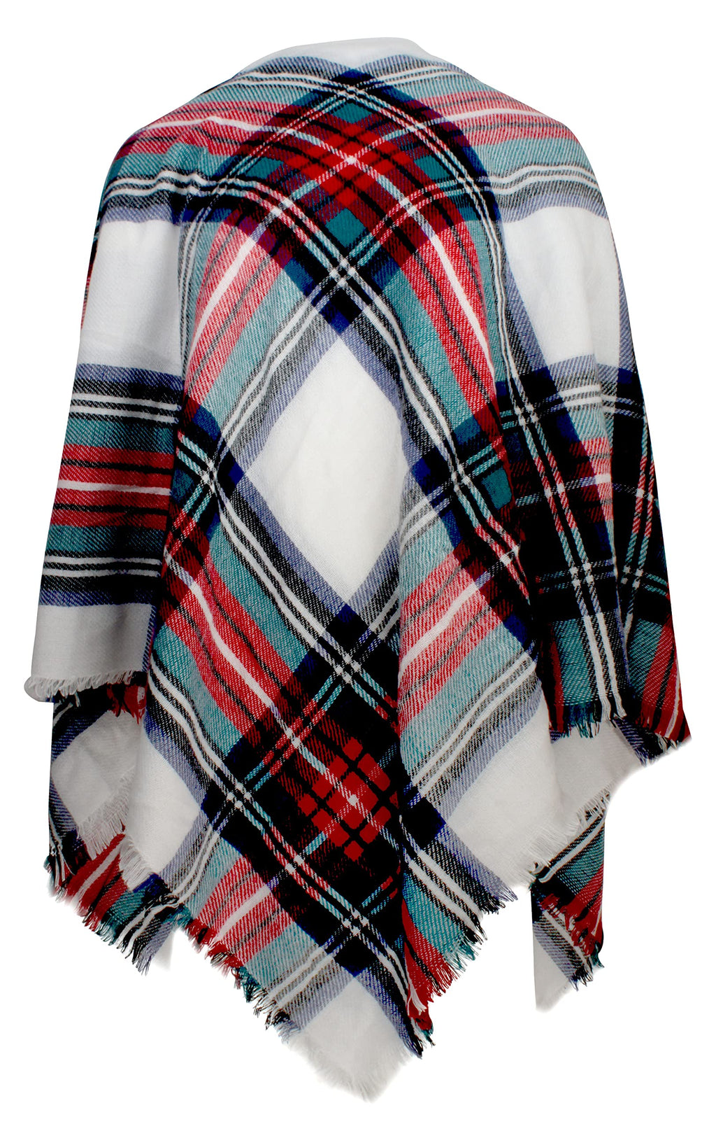 VIVIAN & VINCENT Fall Winter Scarf Classic Tassel Plaid Tartan Scarf for Women Warm Soft Chunky Large Blanket Wrap Shawl Scarves