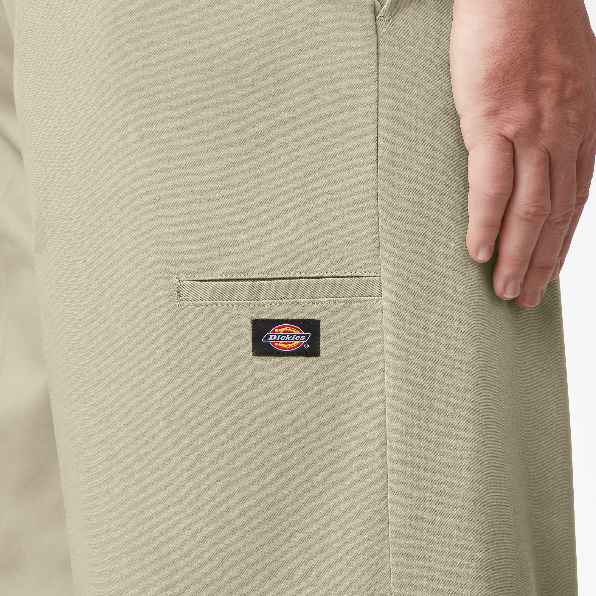 Dickies Men's 15 Inch Inseam Work Short With Multi Use Pocket, Khaki, 40