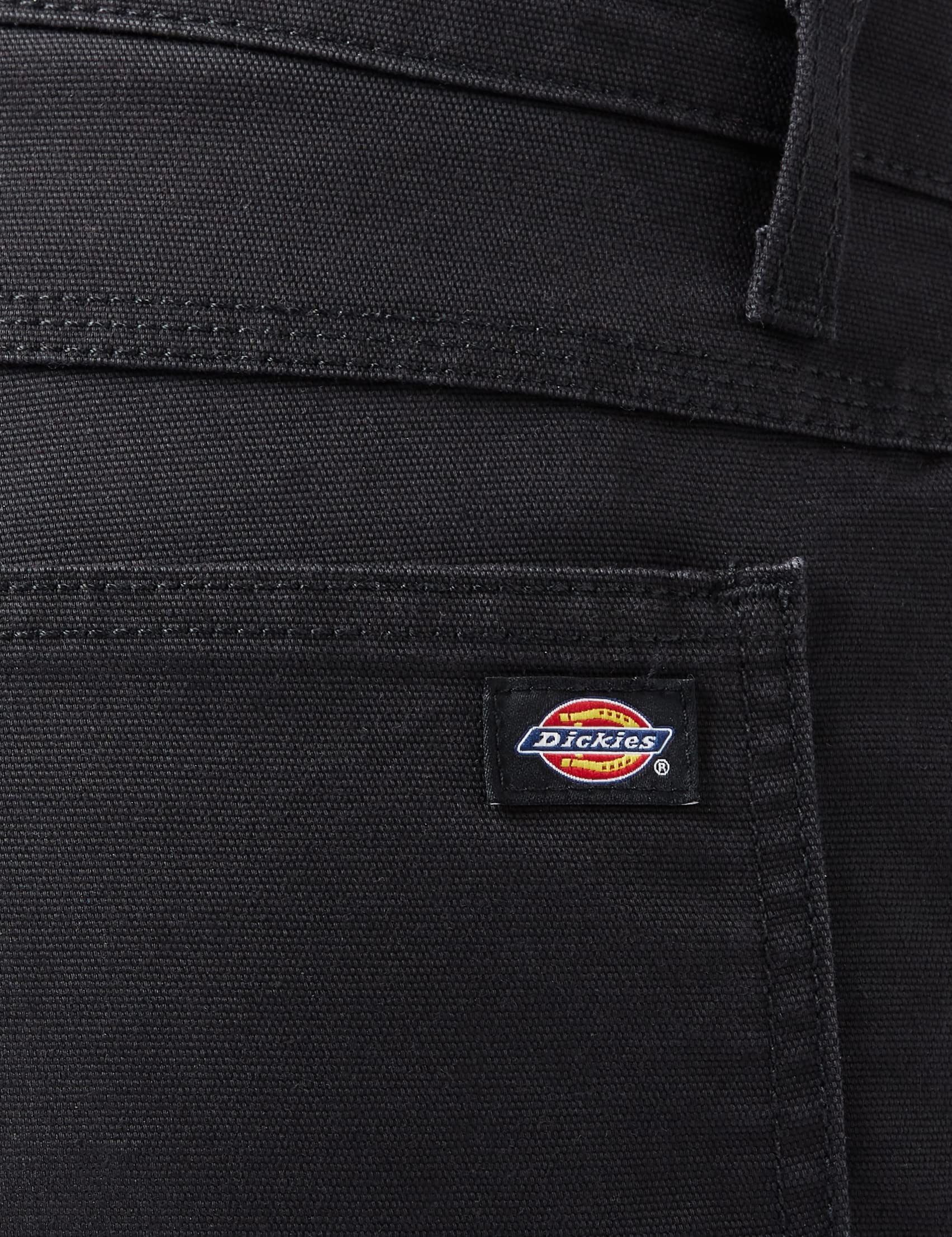 Dickies mens Tough Max Duck Carpenter Pants, Stonewashed Black, 40W x 32L US
