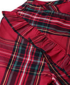 Beebay Kids Girls Tartan Checks Yoke Dress RED