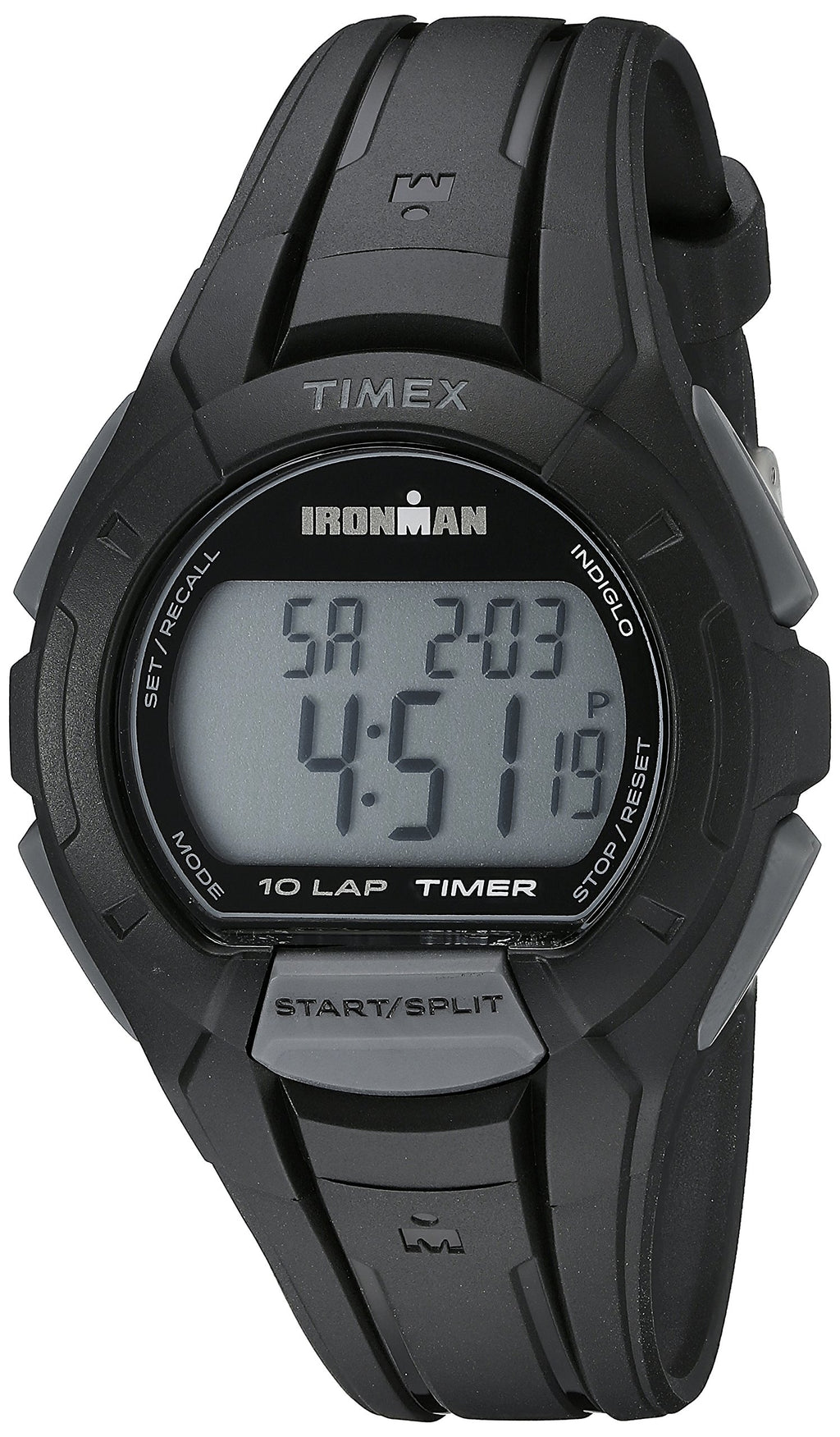 Timex Men's TW5K94000 Ironman Essential 10 Black Resin Strap Watch