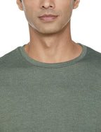 Fyltr MenS Solid T-Shirt - Half Sleeve | Round Neck | 100% Cotton | Regular Fit T-Shirt (Pack Of 2) Grey And Green