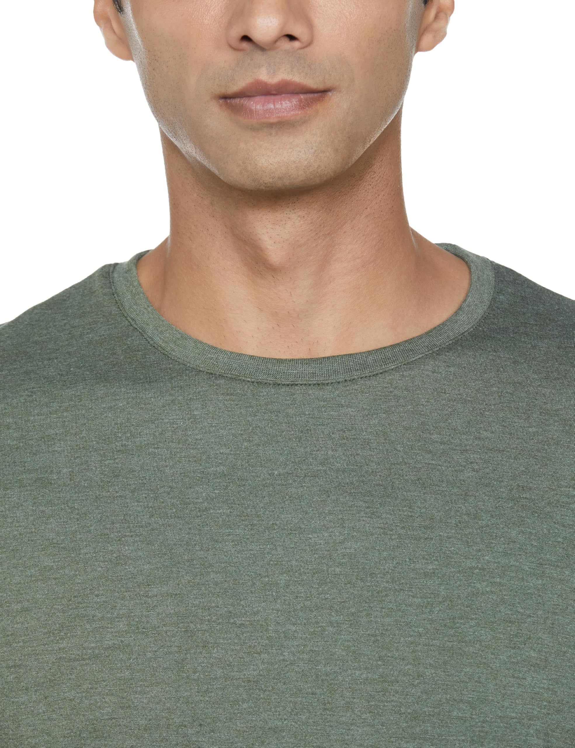 Fyltr MenS Solid T-Shirt - Half Sleeve | Round Neck | 100% Cotton | Regular Fit T-Shirt (Pack Of 2) Grey And Green