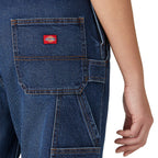 Dickies womens Denim Boyfriend Bib Overall, Retro Stonewash, Medium US