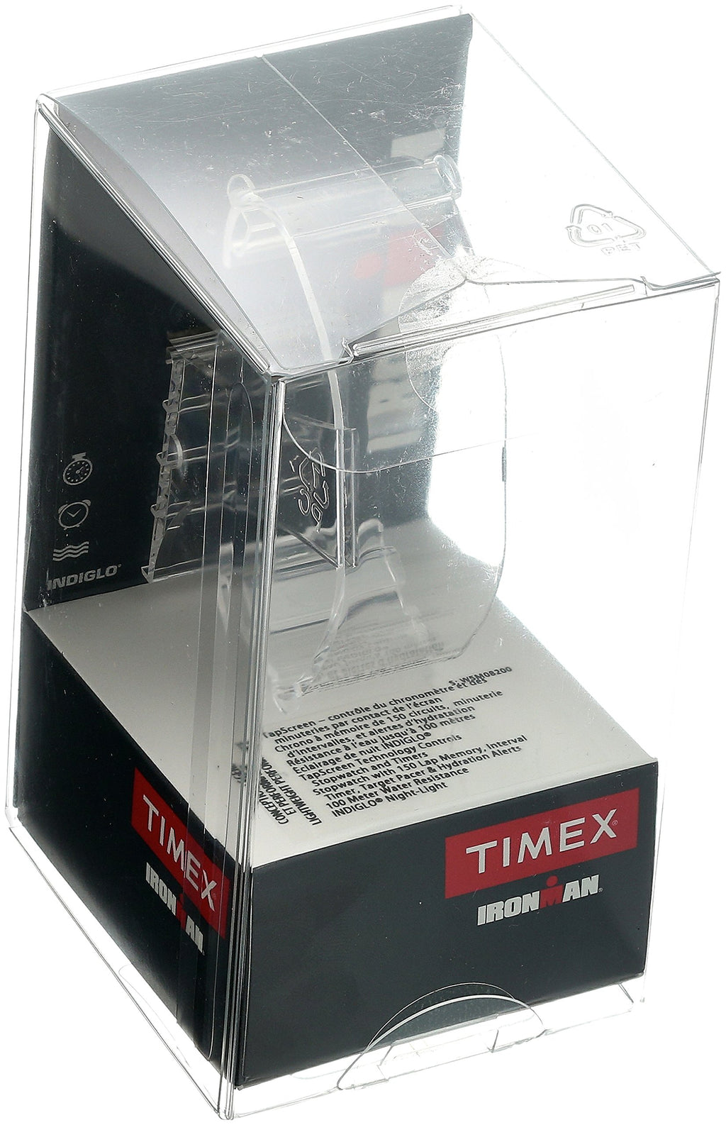 Timex Men's TW5K85900 Ironman Classic 50 Full-Size Black/Gray/Red Resin Strap Watch