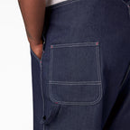 Dickies Men's Denim Bib Overall, Indigo Rigid, 36 x 34