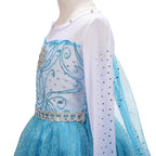 Dressy Daisy Toddler Little Girls' Ice Princess Costume Dresses Birthday Halloween Christmas Fancy Party Outfit with Long Fixed