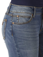 Wrangler Women's Retro Mae Rise Stretch Boot Cut Jean, Wash Mid, 3W x 34L