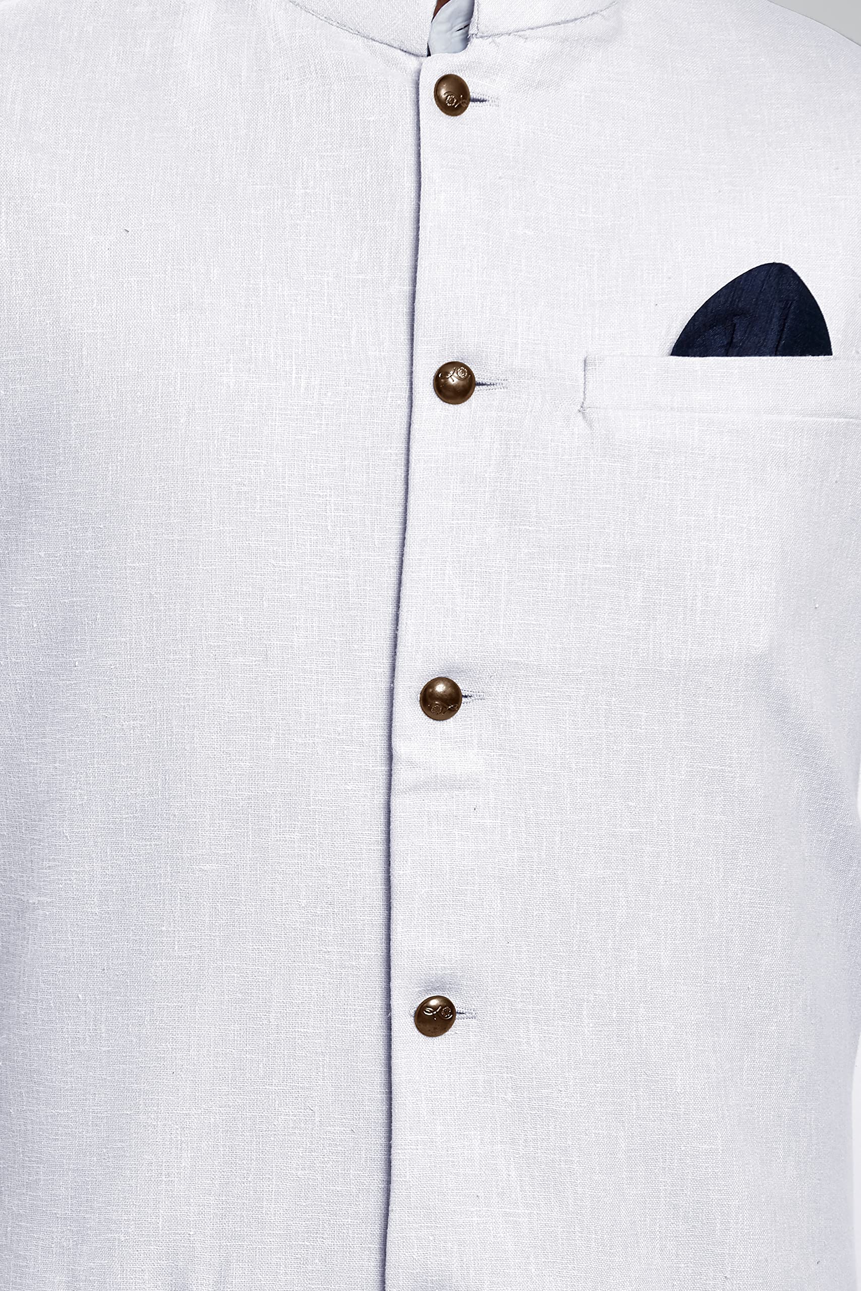 BE ACTIVE Mens Linen Blend Nehru Jacket With Mandarin Collar || Ethnic Koti For Men || Men Koti Formal|| Men Koti Wedding (RFKT