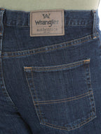 Wrangler Authentics Men's Big & Tall Classic 5-Pocket Regular Fit Jean, Dark Indigo Flex, 48W x 32L