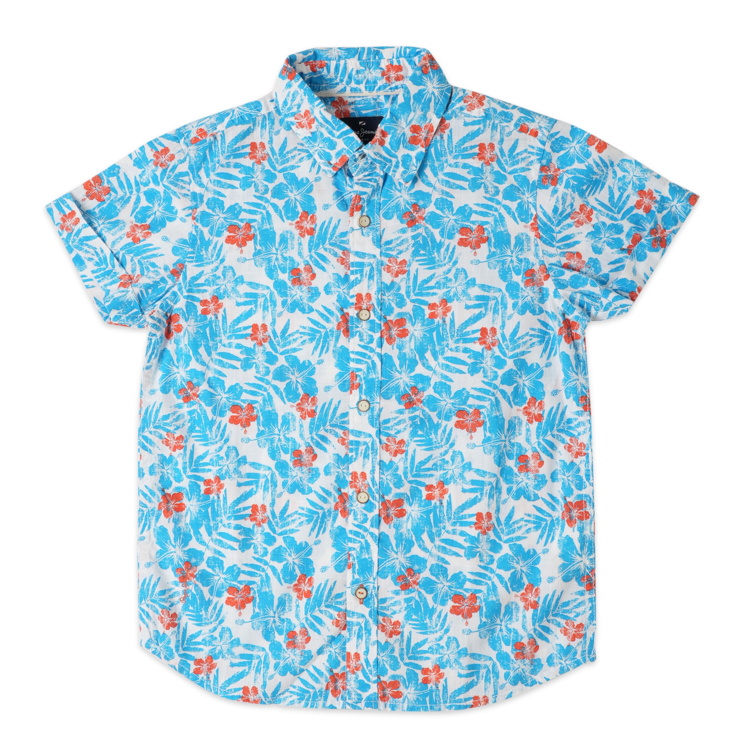 Pepe Jeans BoyS Regular Fit Shirt (Pb30238355112_Blue