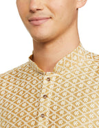 Be Active MenS Traditional Embroidered Lucknowi Full Sleeves Kurta || Cotton Kurta For Men || Men Kurta For Wedding || Kurta Fo