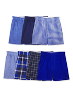 Fruit of the Loom boys Boxer Shorts Underwear, Woven - 7 Pack Assorted, X-Large US