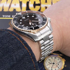 MiLTAT 20mm Endmill Watch Band compatible with Seiko Sumo SBDC001 SBDC003 SBDC031 SBDC081