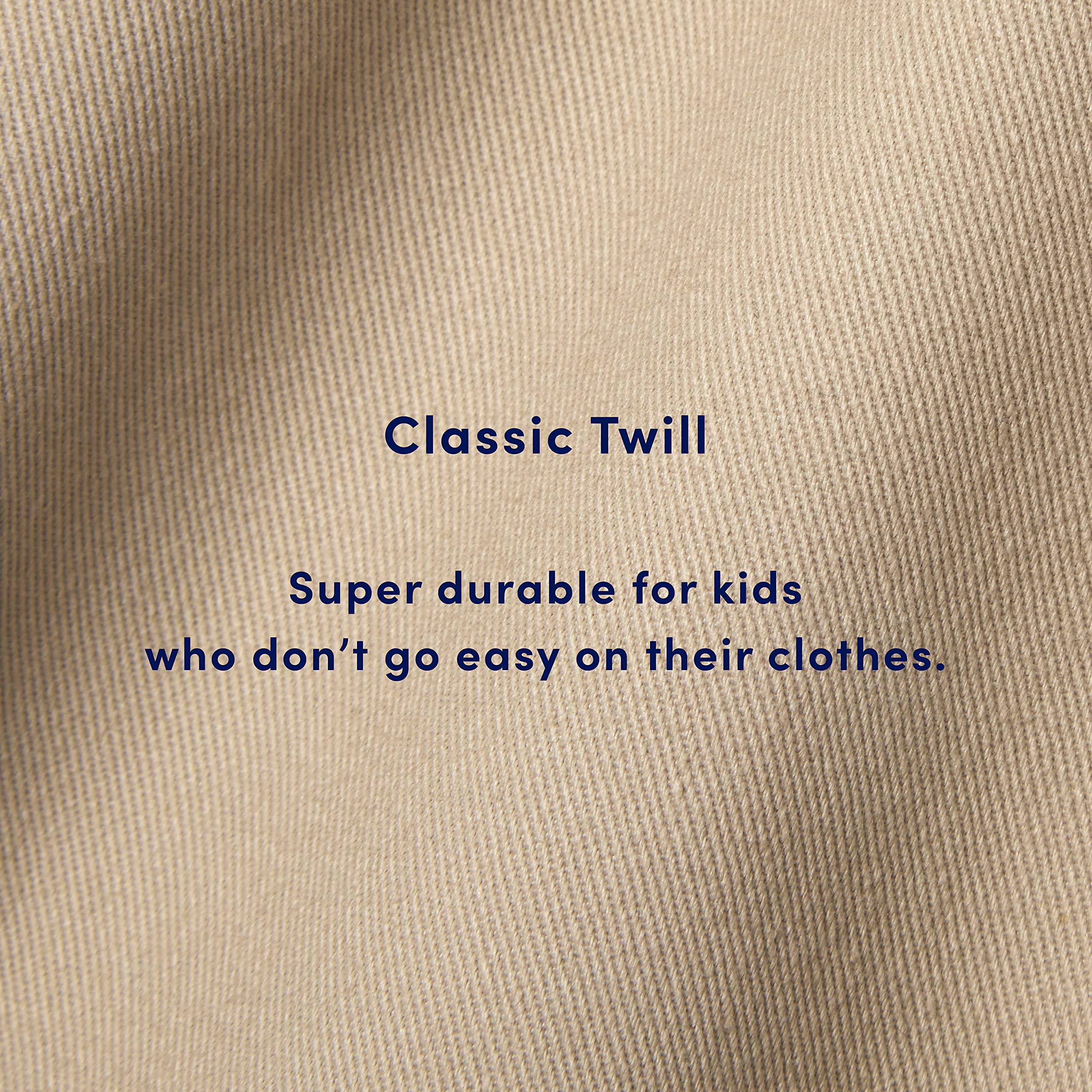 French Toast Boys' Adjustable Waist Relaxed Fit Pant (Standard & Husky), Navy Blue, 16