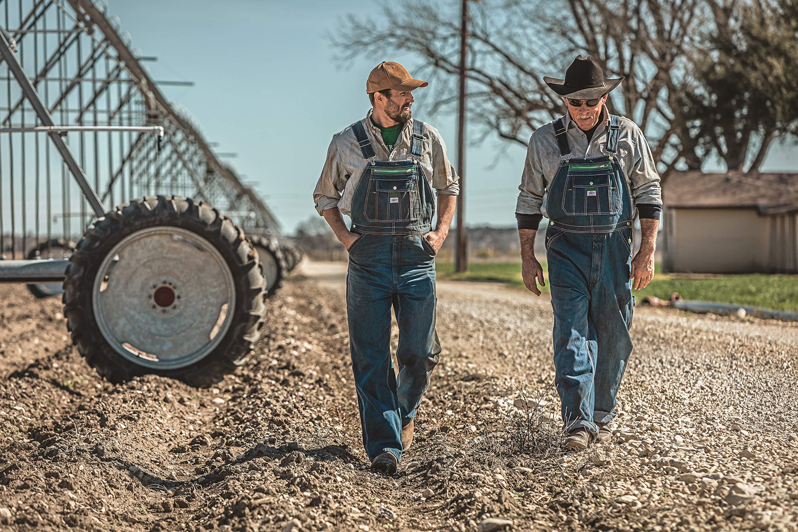 Liberty mens Stonewashed Denim Bib overalls and coveralls workwear apparel, Stonewashed, 36W x 30L US