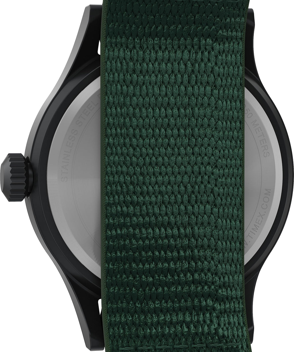 Timex Men's Expedition Scout 40mm Watch - Green Fastwrap Green Dial IP Black Case