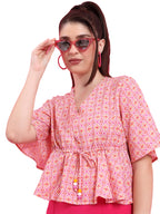 Ketch WomenS Regular Fit Tops (Khtp000333_Pink