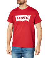Levi's Men's Tees, (New) Graphic Crimson, Large