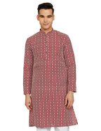 Be Active MenS Traditional Embroidered Lucknowi Full Sleeves Kurta || Cotton Kurta For Men || Men Kurta For Wedding || Kurta Fo