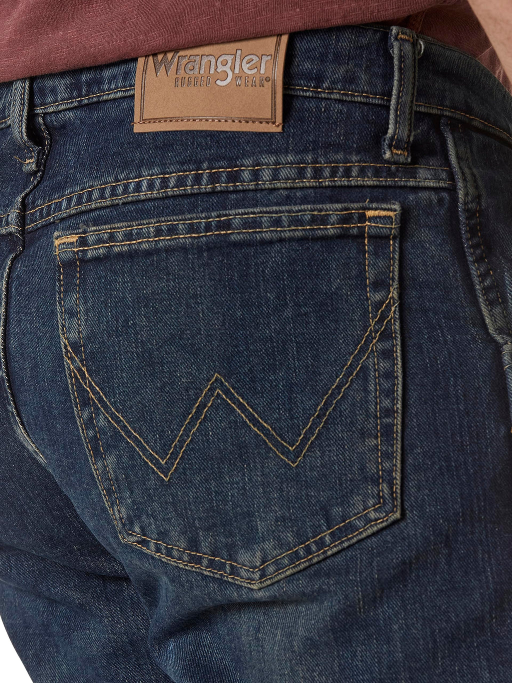 Wrangler mens Rugged Wear Relaxed Straight Fit jeans, Union, 38W x 32L US