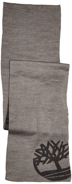 Timberland Womens Double Layer Scarf, Cuffed & Magic Glove Gift Set Beanie Hat, Light Grey Heather