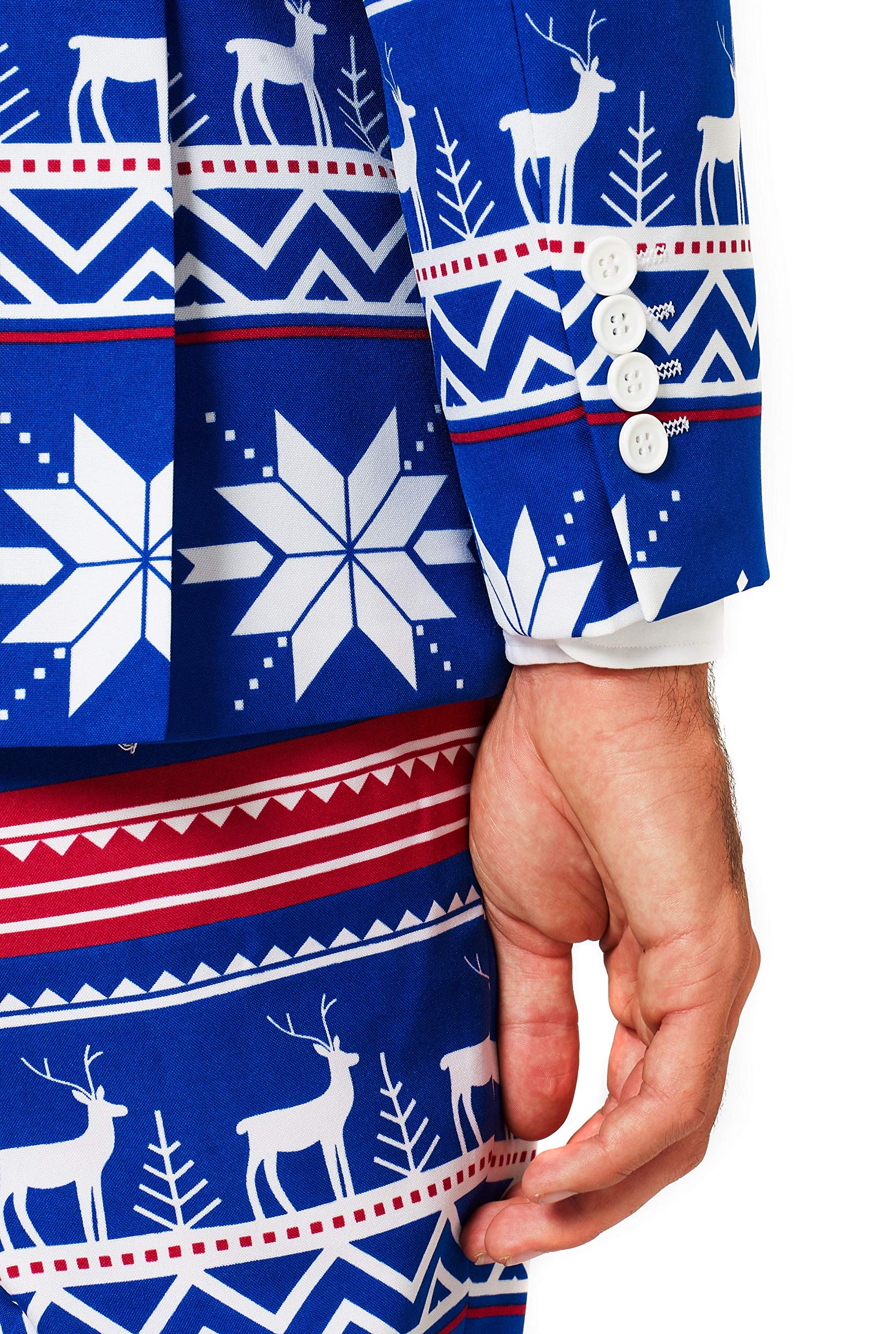 The Rudolph Men's Christmas Costume Suit: Size 42