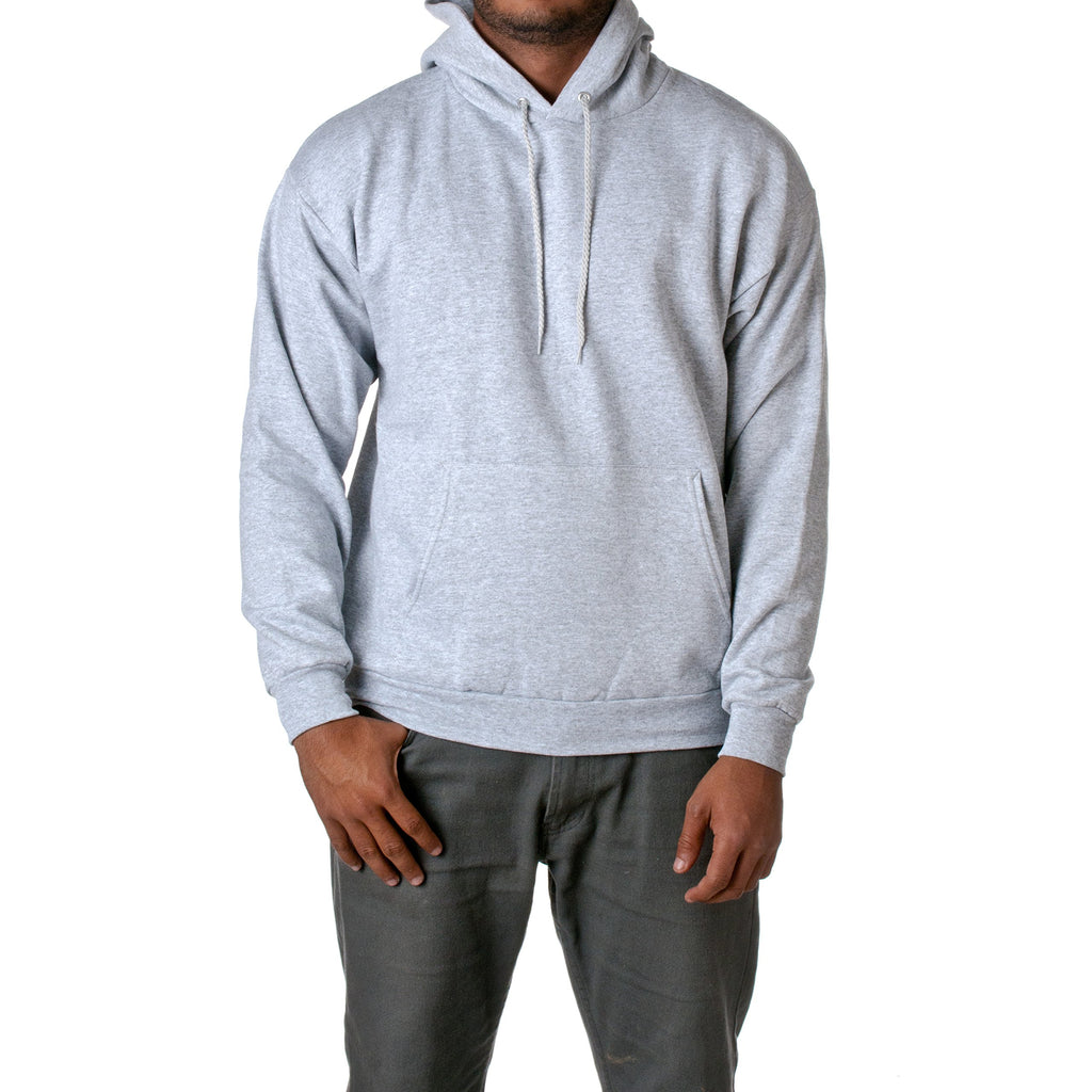 Unisex Ecosmart 5050 Pullover Hooded Sweatshirt - WHITE - S(D0102H7K3U2)