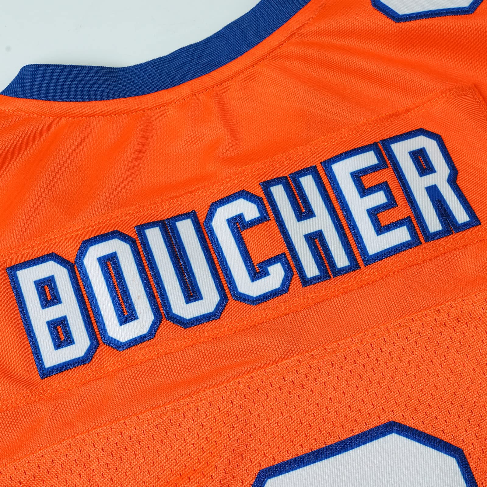 90s Football Jersey for Party,Bobby Boucher #9 The Waterboy Sandler 50th Anniversary Movie Football Jersey (Orange, 3X-Large)