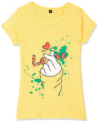 T2F Girls Cotton Regular Fit T-Shirt(Pack of 3)