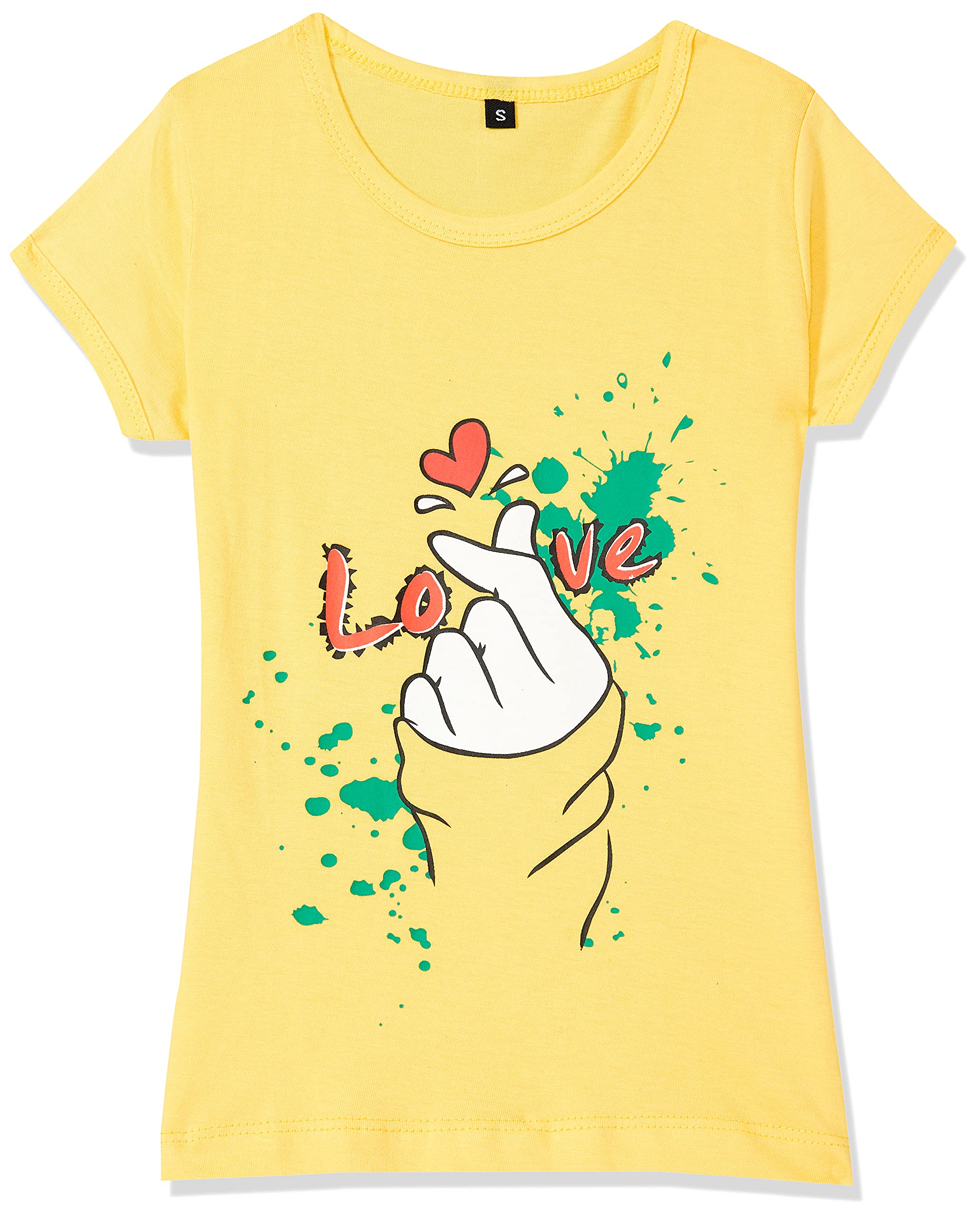 T2F Girls Cotton Regular Fit T-Shirt(Pack of 3)