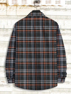 Noble Monk MenS Regular Long Sleeve Cotton Check Shirt | Casual Shirt With Spread Collar