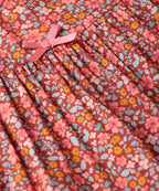 Beebay Kids Girls Bow Detail fit and Flare Dress Rust