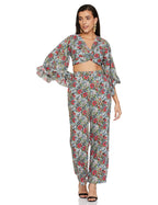 Ketch Women Top with Pant Green
