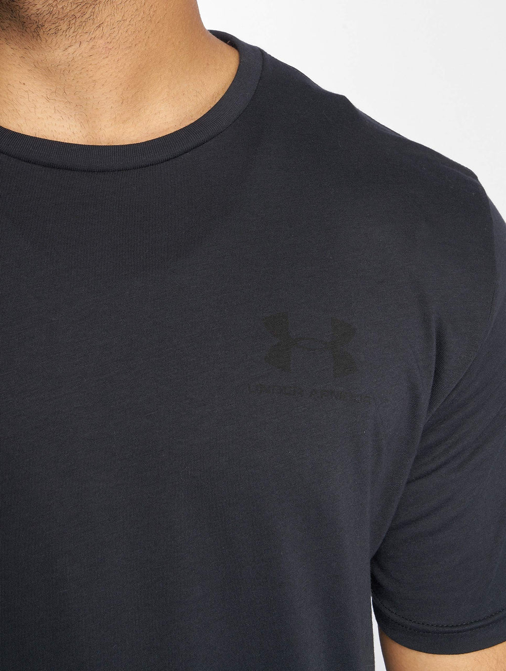 Under Armour Men's UA Sportstyle Left Chest Short Sleeve Shirt MD Black